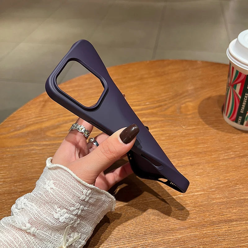 For Magsafe Magnetic Solid Color Liquid Silicone Phone Case For iPhone 16 Pro Max 14 11 12 13 15 Pro Max Mini Bumper Back Cover