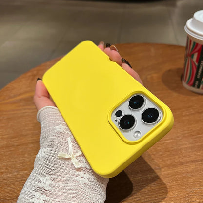 For Magsafe Magnetic Solid Color Liquid Silicone Phone Case For iPhone 16 Pro Max 14 11 12 13 15 Pro Max Mini Bumper Back Cover