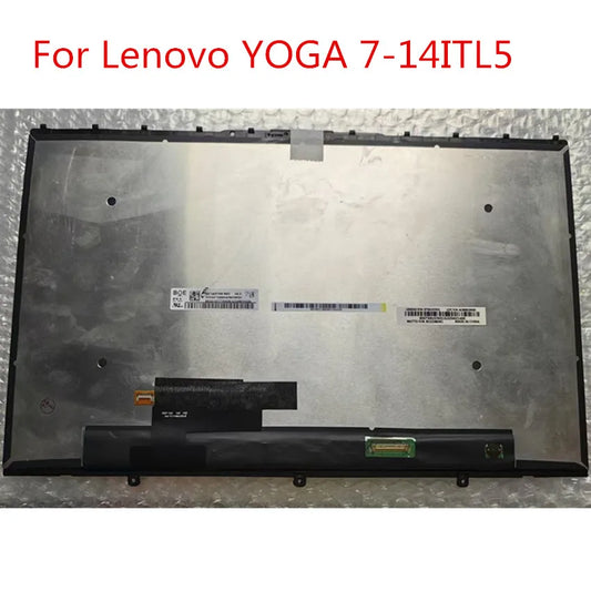 For Lenovo YOGA 7-14ITL5 82BH 82LW 7 14ACN6 82N7 5D10S39740 14" LCD FHD Display Touch Screen matrix Assembly Notebook PC